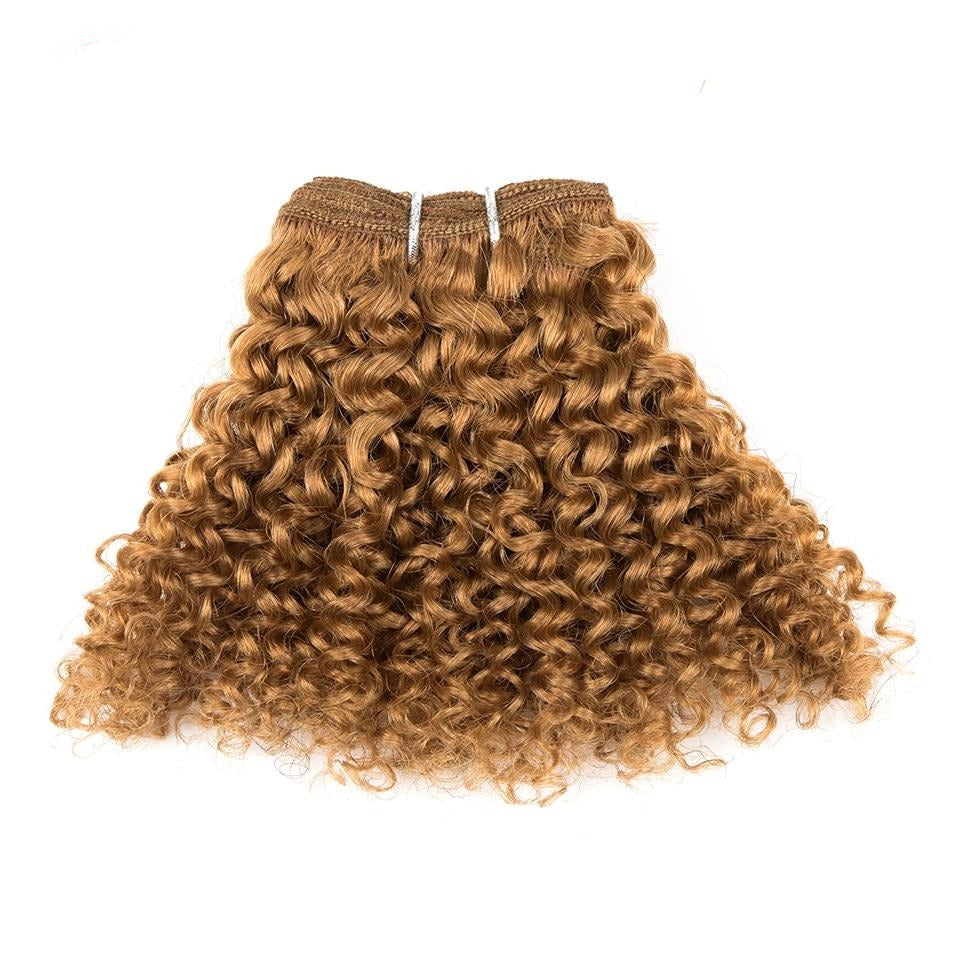 Brazilian Hair Curly Bundles With Clocure